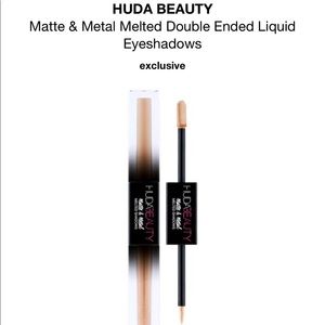 Huda beauty melted double liquid eyeshadow